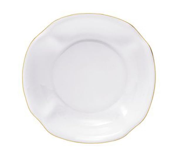 Lomonosov Porcelain Bone China Jam Dish Natasha Golden Ribbon D 4"