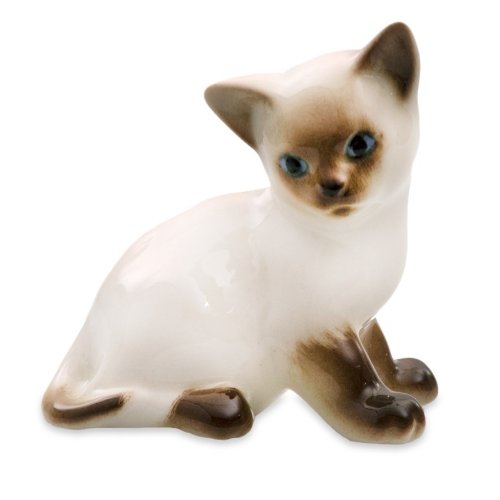 Imperial / Lomonosov Porcelain 'Siamese Kitty Paramosha' Figurine