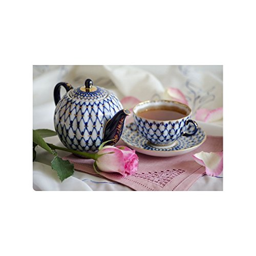 Lomonosov Porcelain Tulip Cobalt Net 3 Cups Teapot 20 oz/600 ml