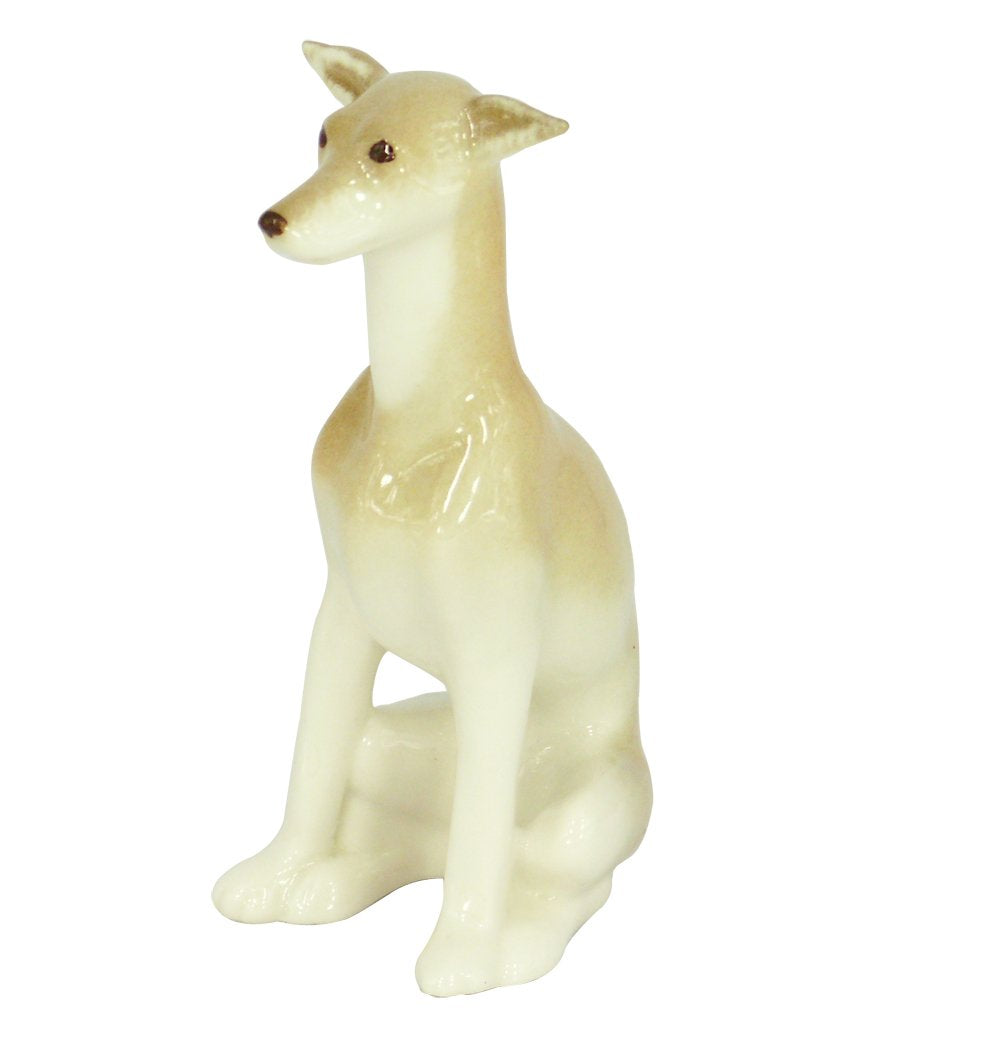 Italian Grayhound Dog Lomonosov Porcelain Collectible Figurine