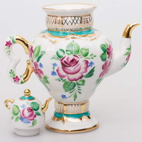 Imperial / Lomonosov Porcelain Brewing Teapot "Sunny Day"