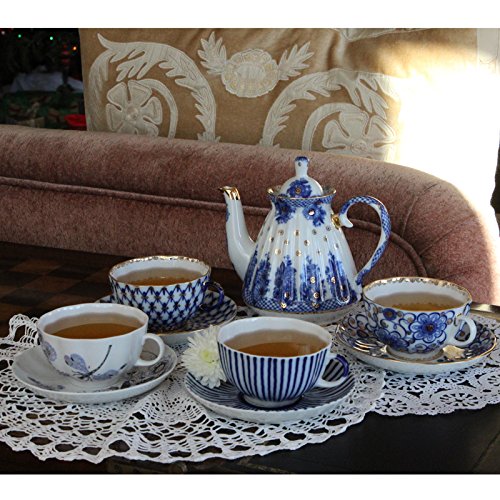 Imperial Porcelain Teapot Delicate Basket Brewing Teapot