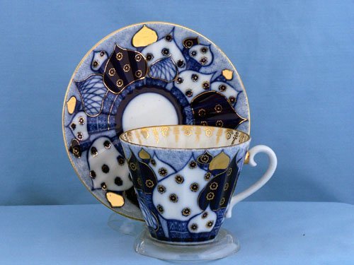 Lomonosov Domes Tea Cup/saucer
