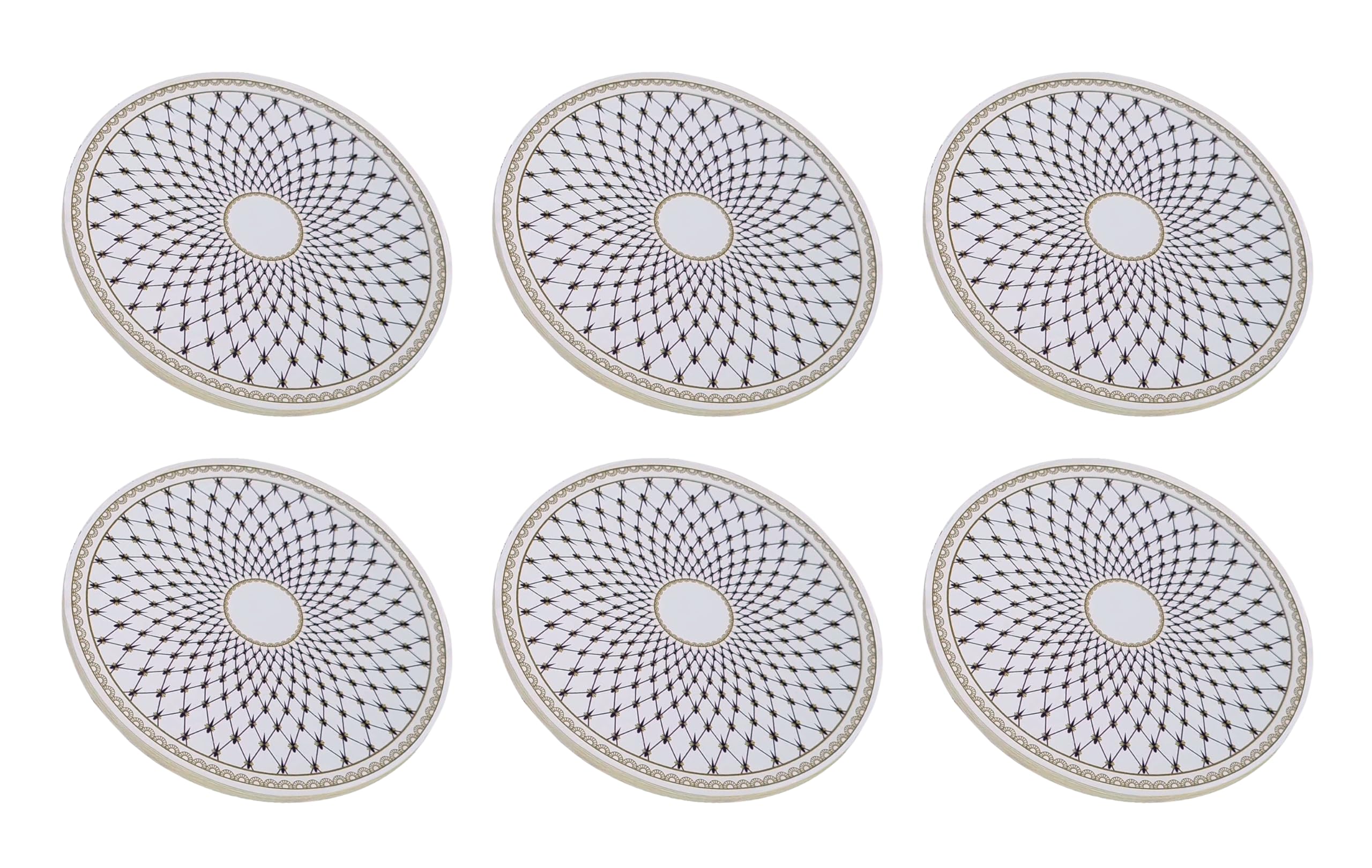 Lomonosov Teacup Coaster Set 6 Items Cobalt Net