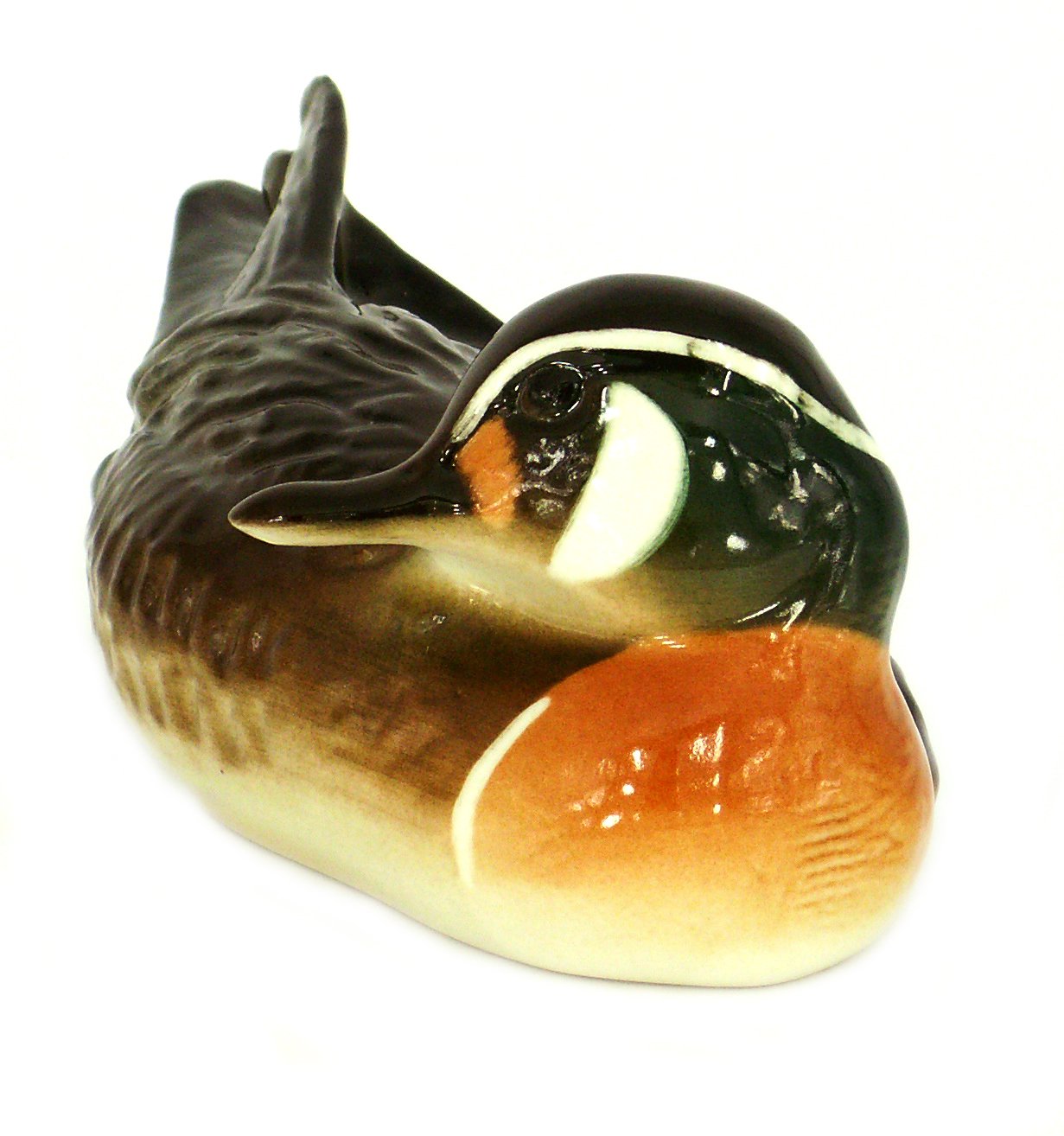 Baikal Duck #1 Lomonosov Porcelain Collectible Figurine