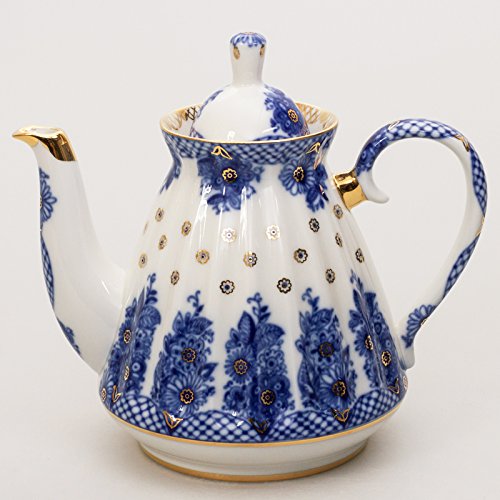 Imperial Porcelain Teapot Delicate Basket Brewing Teapot