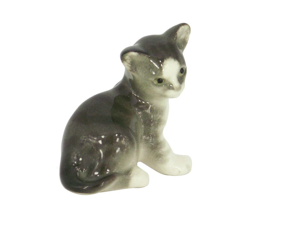Lomonosov Imperial Porcelain Collectible Realistic Figurine Cat Kittie Assorted Collection