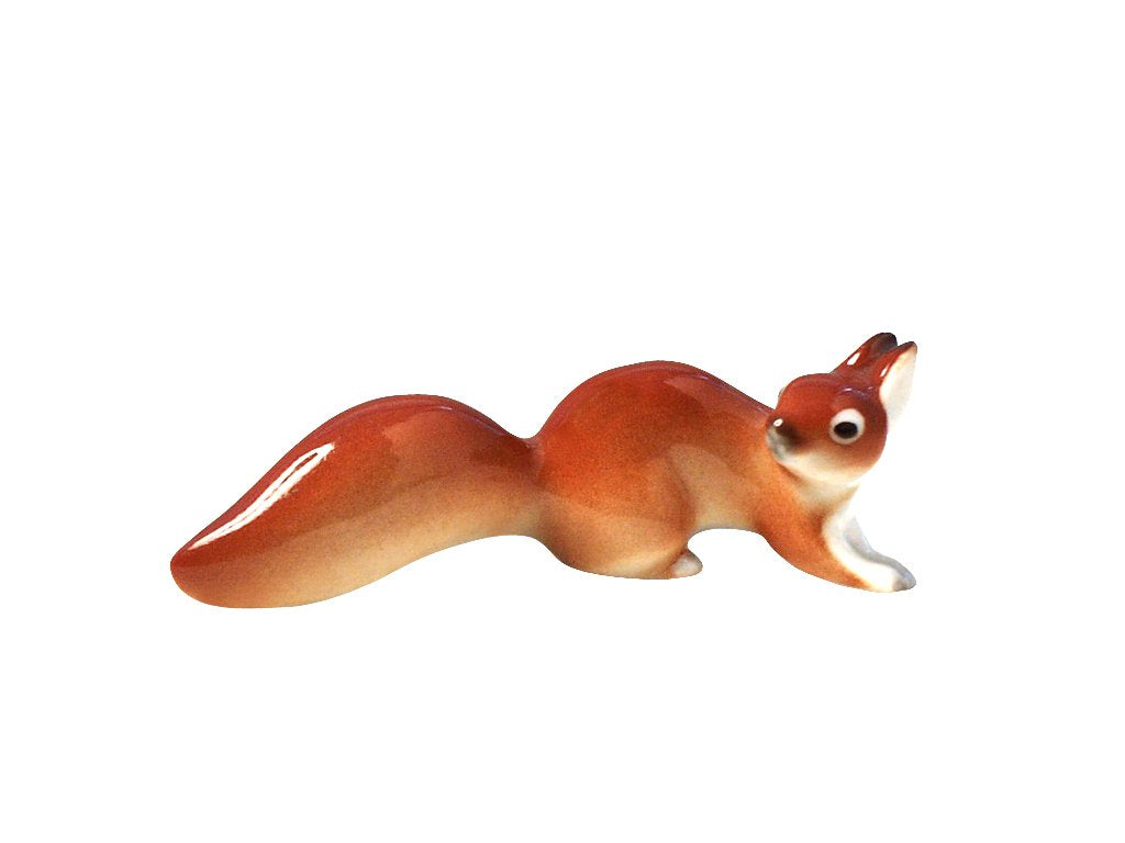 Squirrel Red Lomonosov Porcelain Collectible Figurine