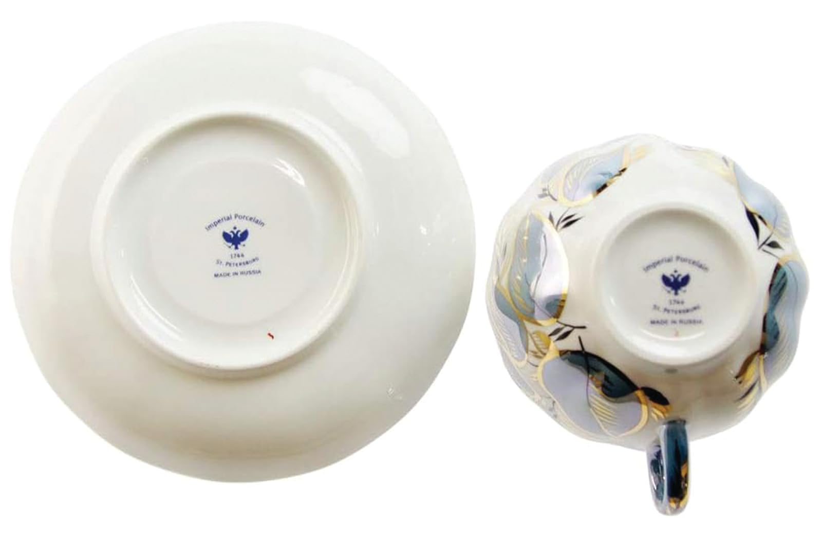 Imperial Lomonosov Porcelain Cup and Saucer Set Collection