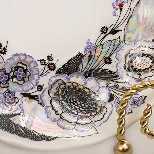 Imperial / Lomonosov Porcelain Teacup w/ Saucer 'Dragonfly Whisper'
