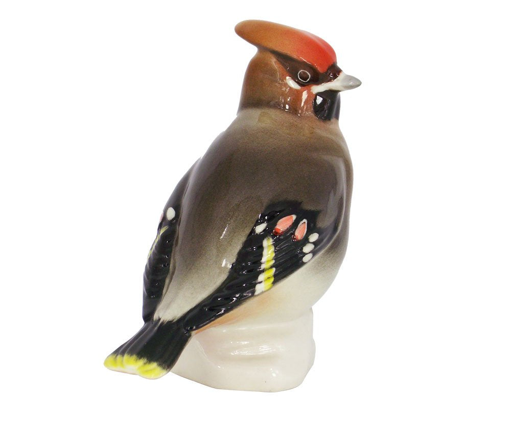 Waxwing Bird #2 Lomonosov Porcelain Collectible Figurine