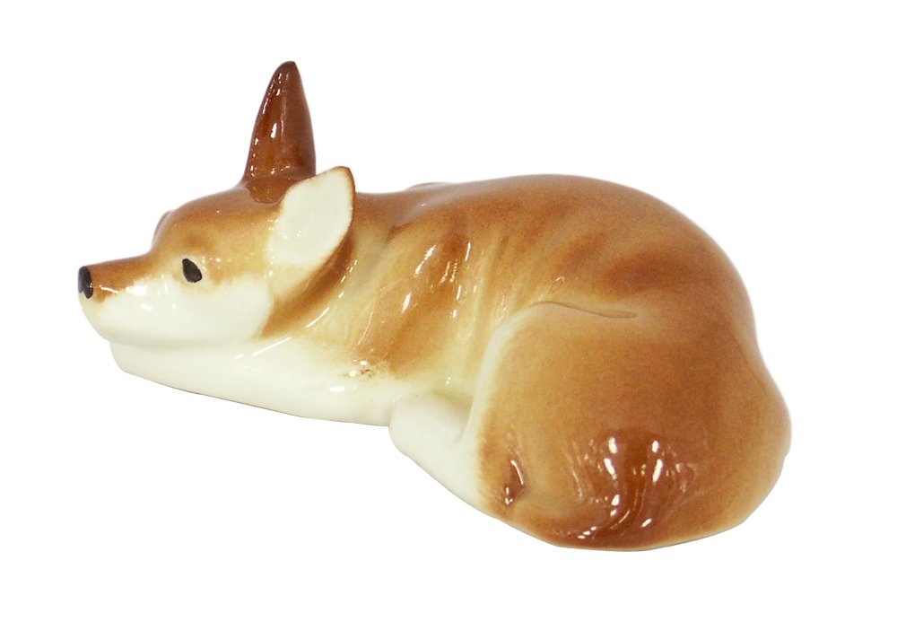 Russkiy Toy Terrier Dog Lomonosov Porcelain Collectible Figurine Sculpture