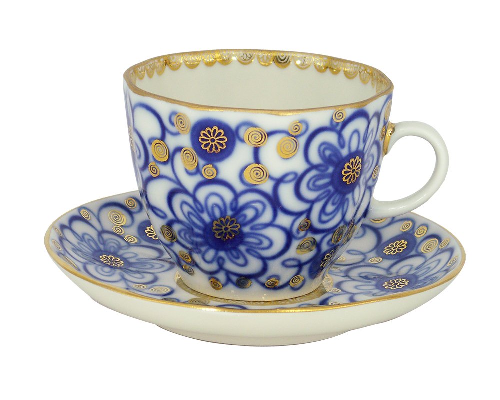 Lomonosov Imperial Porcelain Bindweed Drinkware Teaware Cups Collection