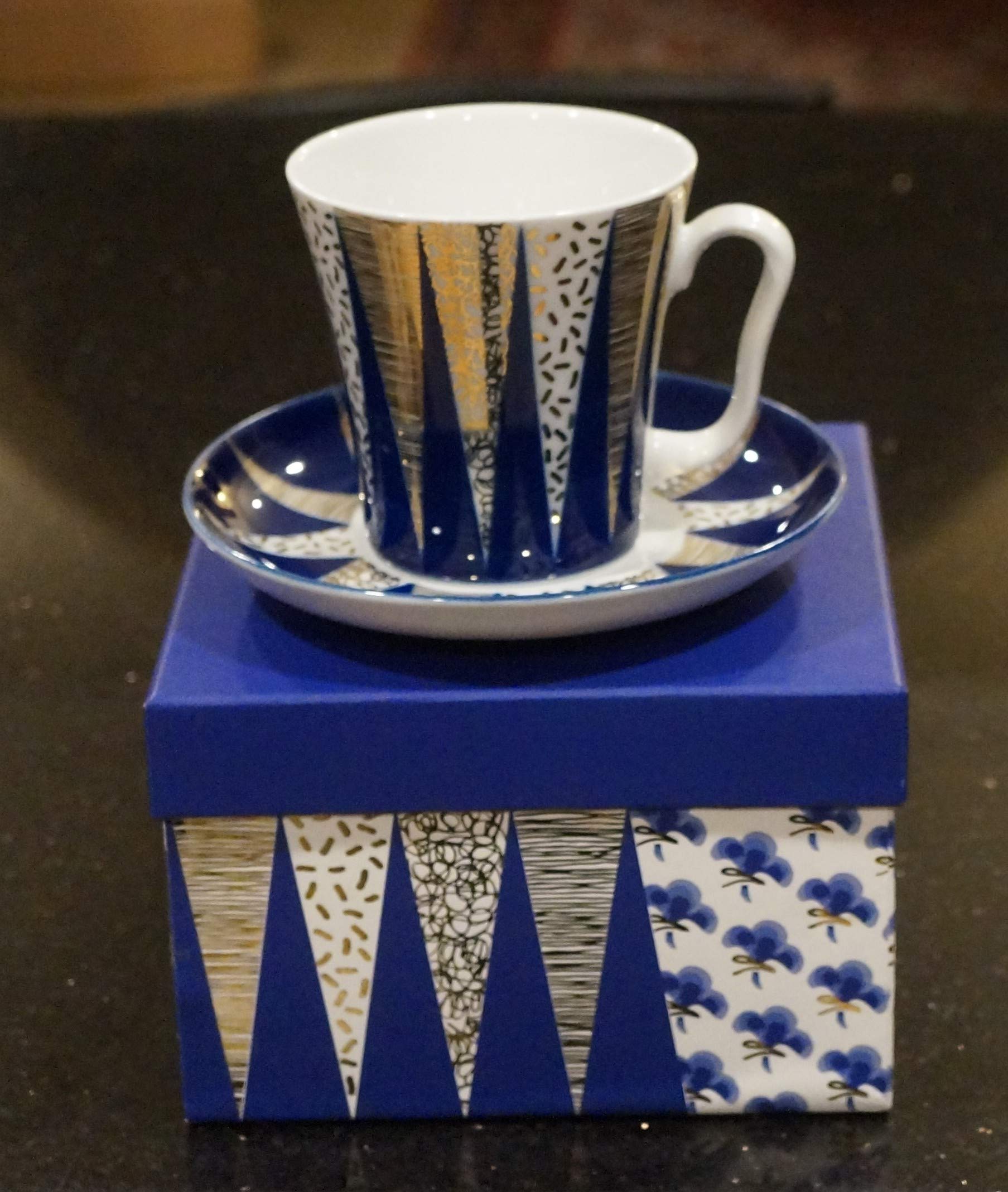 Lomonosov Mug with saucer 360 ml, Leningrad, Bells