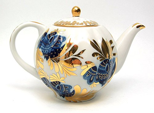 Lomonosov Porcelain “Golden Garden” Teapot