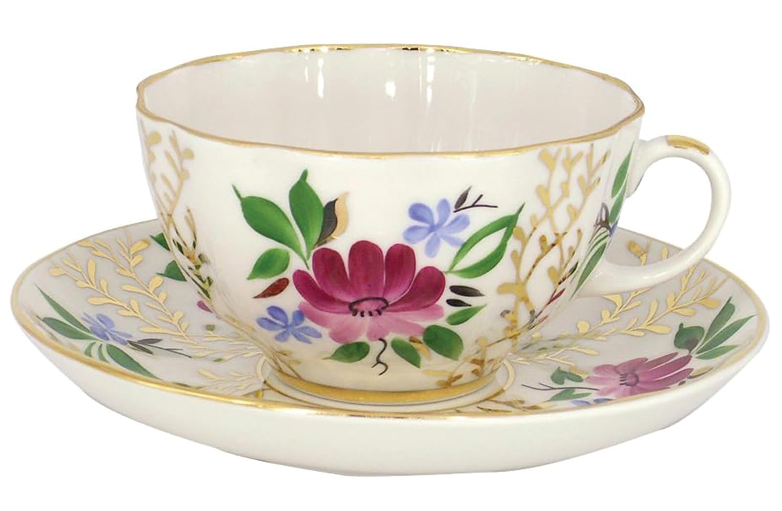 Imperial Lomonosov Porcelain Cup and Saucer Set Collection