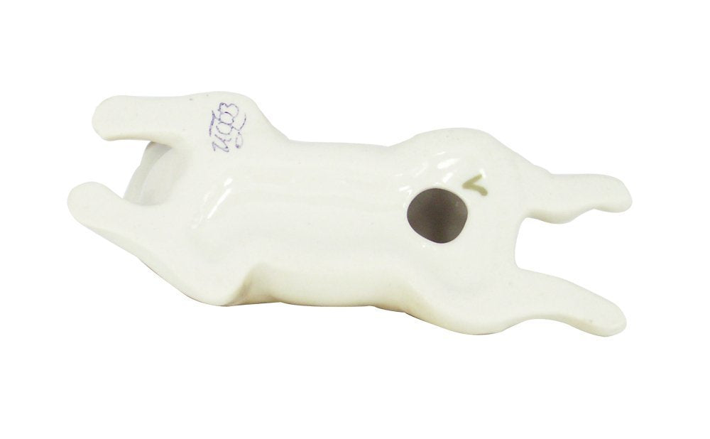 Pug Dog Lying Lomonosov Porcelain Collectible Figurine