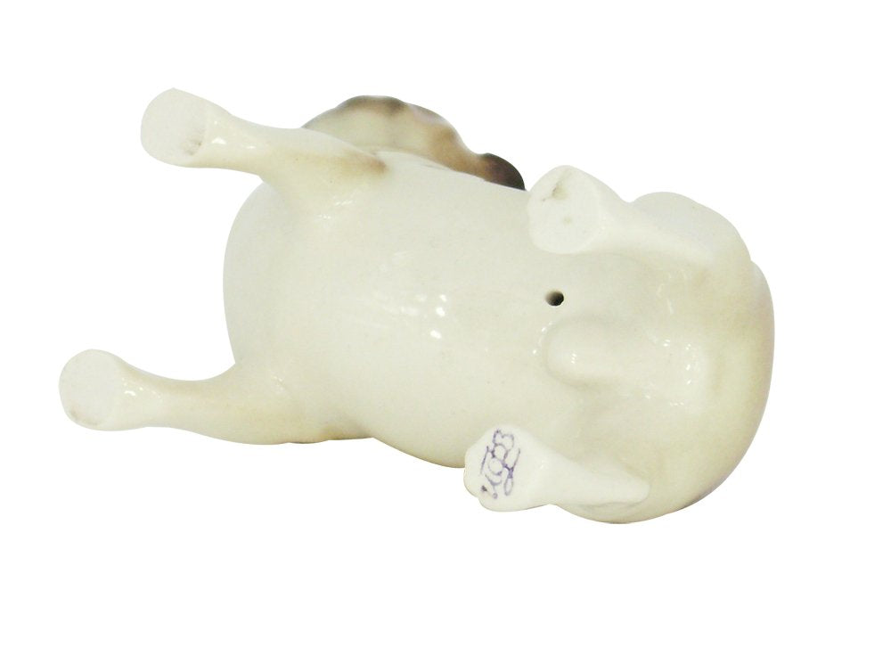 Pug Dog Standing Lomonosov Porcelain Collectible Figurine