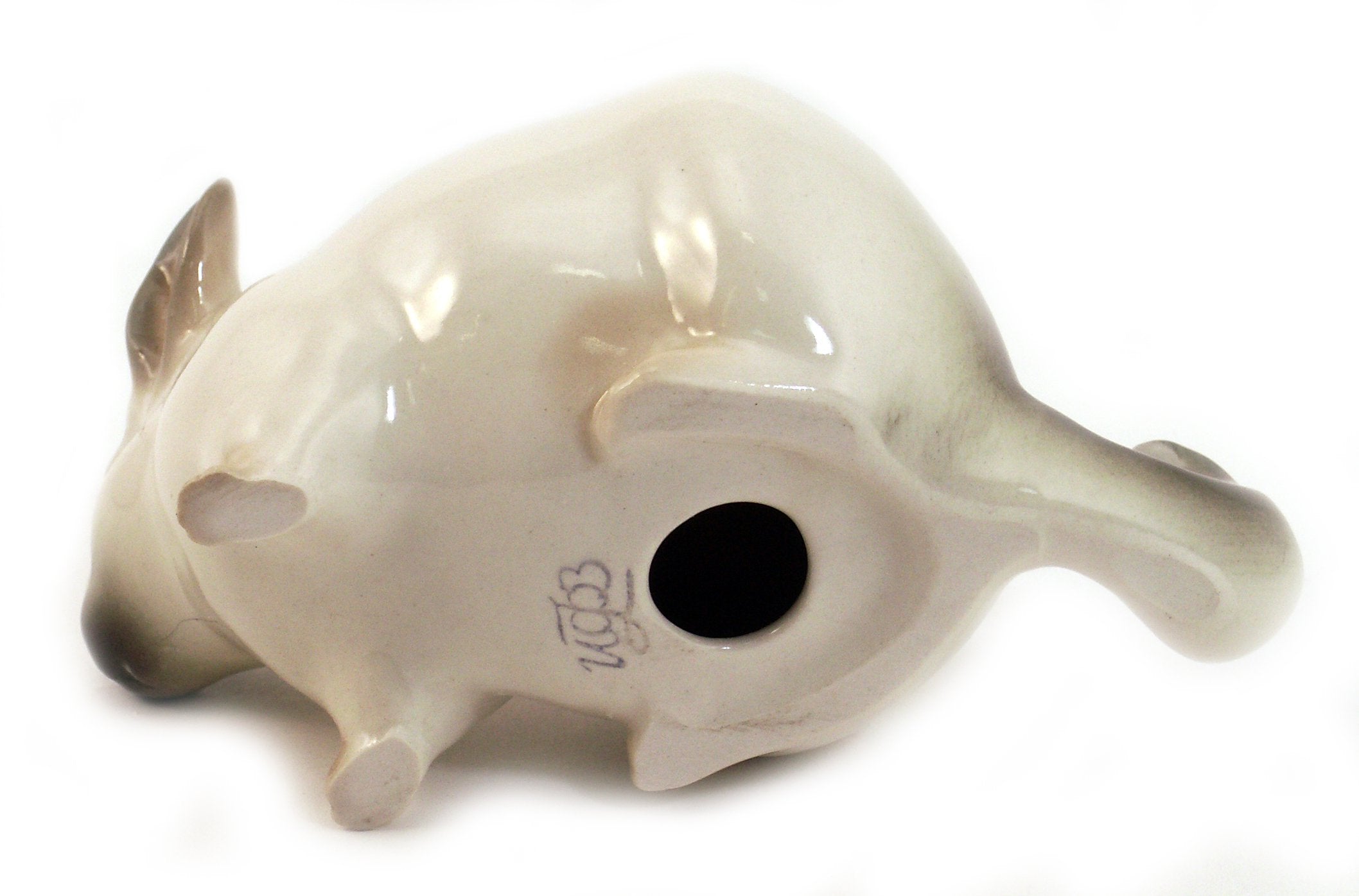 Lomonosov Porcelain Figurine Gray Sweet Chinchilla