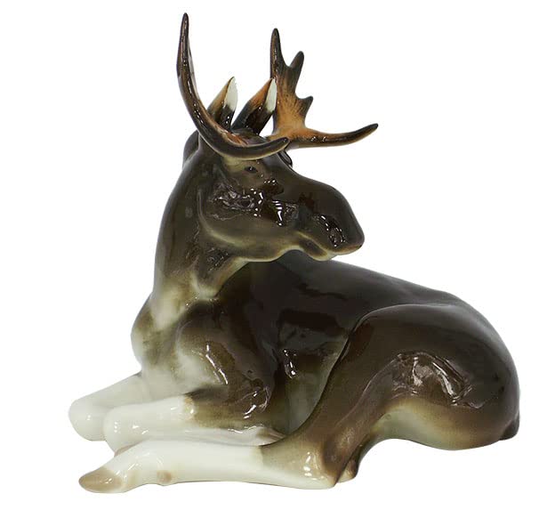 Imperial/Lomonosov Porcelain Figurine Young Moose