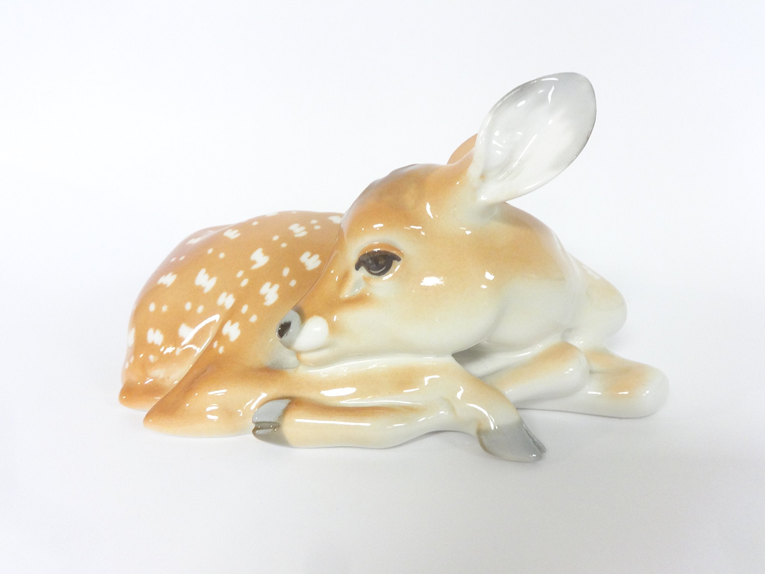Lomonosov Porcelain Fawn figurine