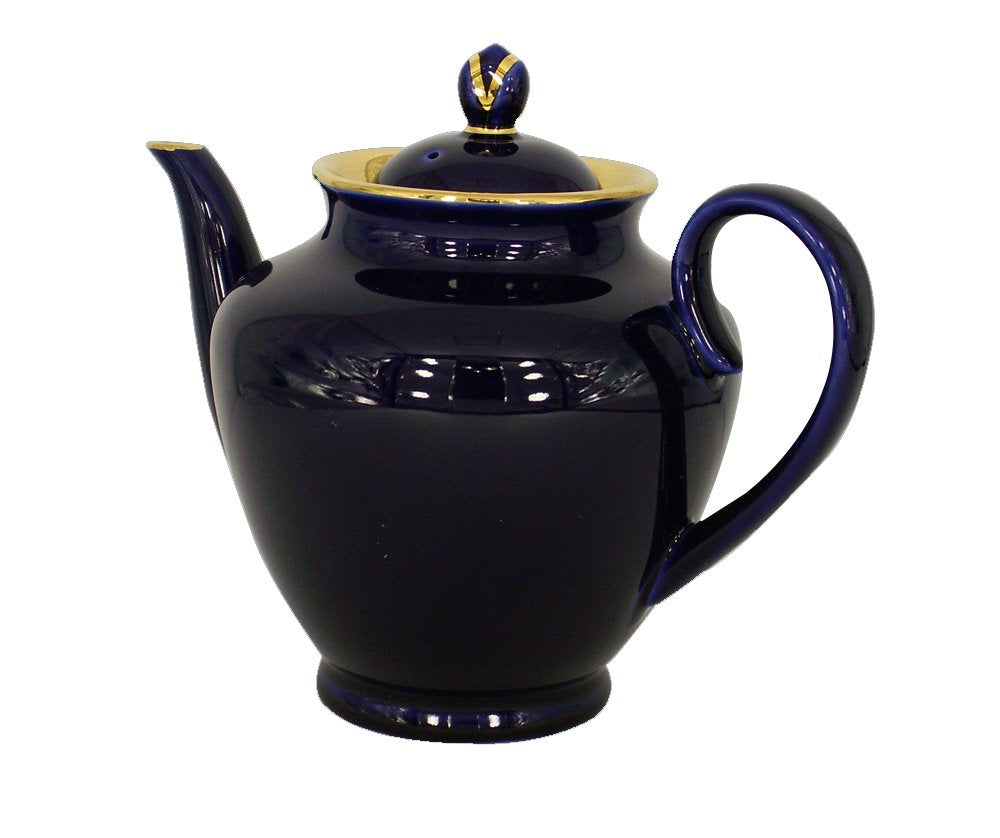 Lomonosov Imperial Porcelain Teapot Spring Dark Night 67.6 oz/2000 ml