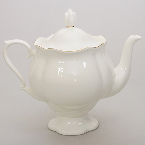 Imperial / Lomonosov Porcelain Brewing Teapot 'Golden Ribbon'