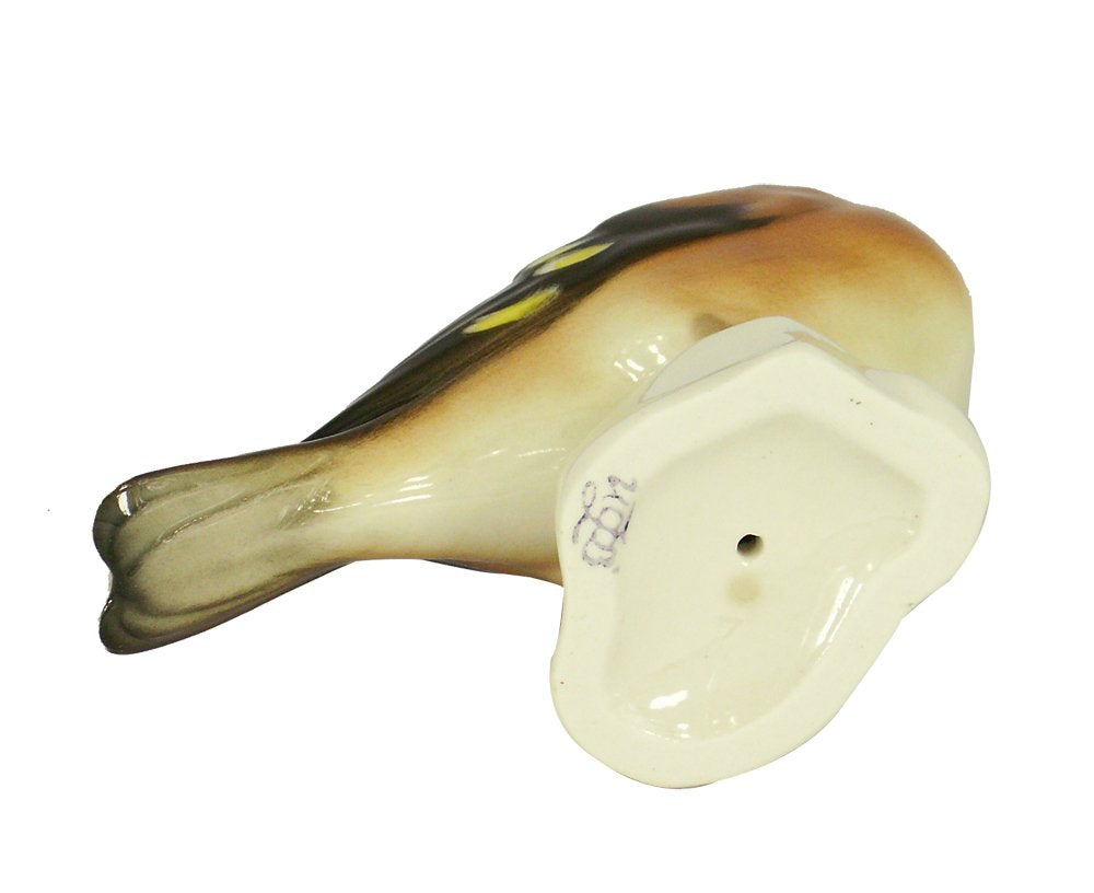 Goldfinch Bird Black-Headed Lomonosov Porcelain Collectible Figurine