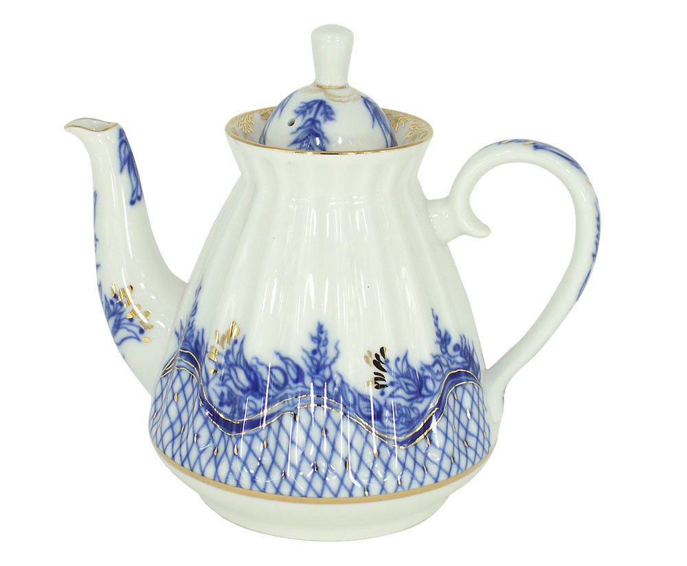 Lomonosov Porcelain 5 Cups Tea Pot 25 oz/750 ml Tenderness