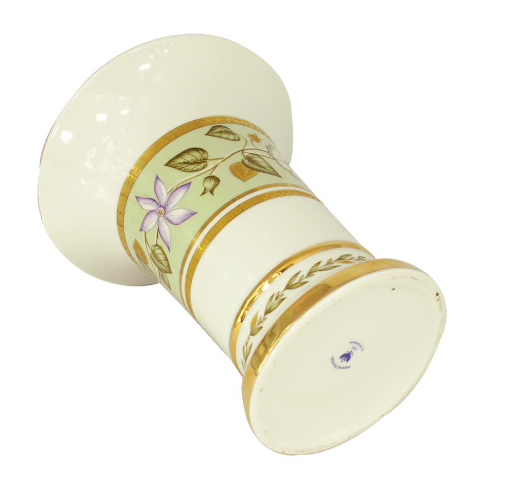 Flower Vase Empire Style Jade Background Lomonosov Porcelain Factory