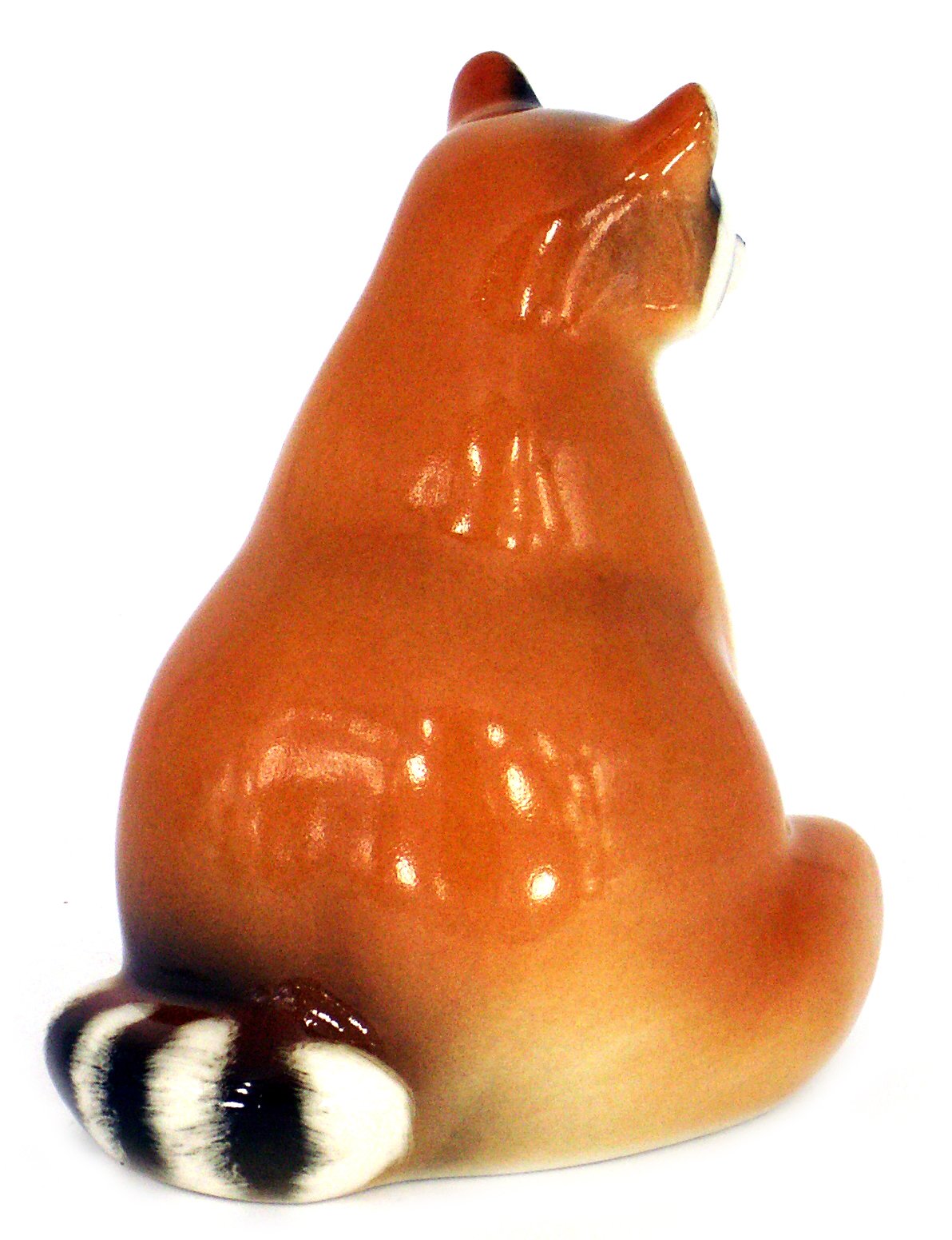 Raccoon Sitting No.2 Lomonosov Porcelain Collectible Figurine