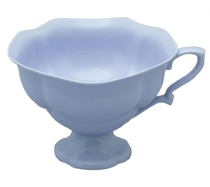 Lomonosov Porcelain Bone China Tea Cup Natasha Monocolor Lavender 220 ml/7.4 fl.oz