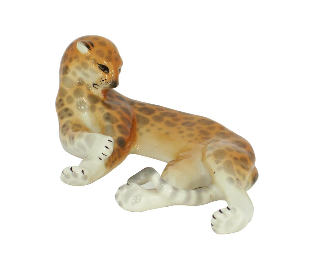 Jaguar Lomonosov Porcelain Collectible Figurine