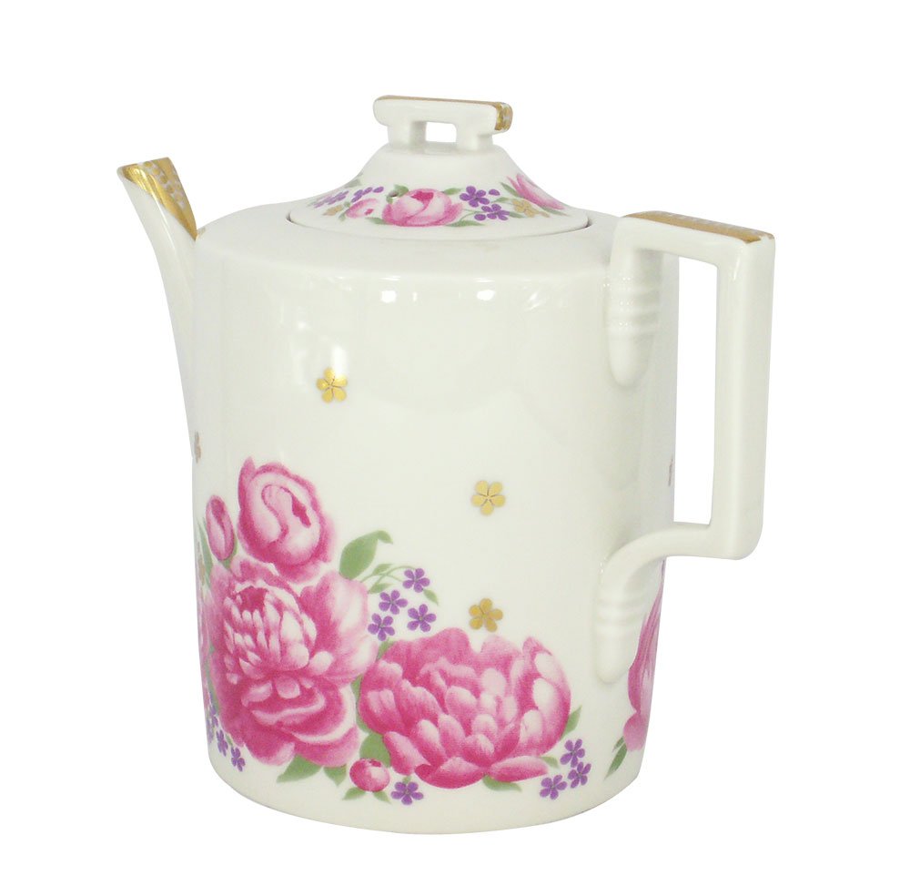 Lomonosov Porcelain Teapot Romantic Date 20.3 fl.oz/600 ml