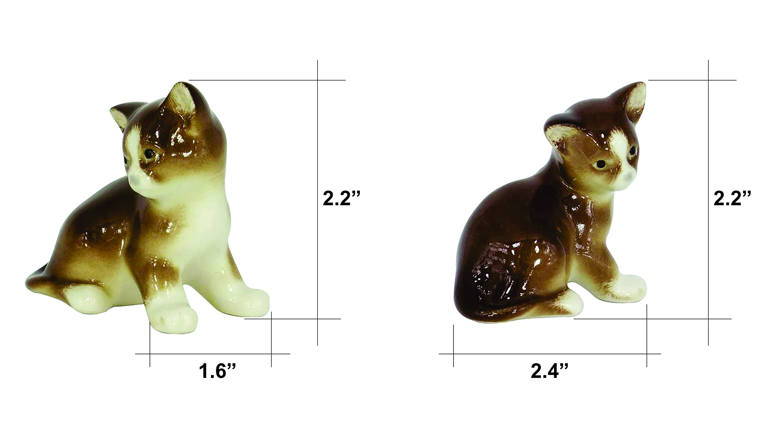 Kitten Brown Lomonosov Porcelain Collectible Figurine
