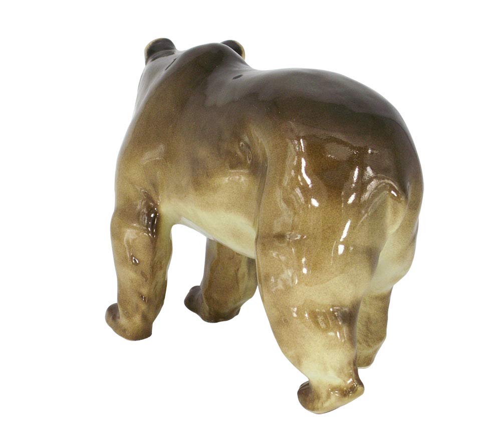 Brown Bear BIG Lomonosov Porcelain Figurine