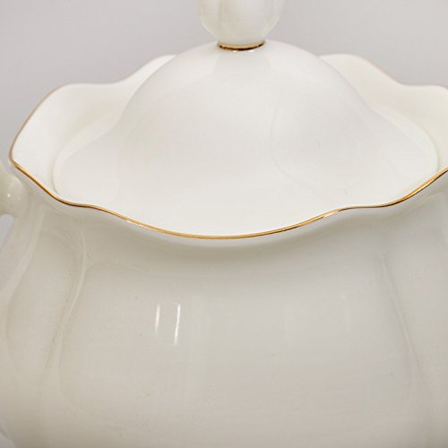 Imperial / Lomonosov Porcelain Brewing Teapot 'Golden Ribbon'