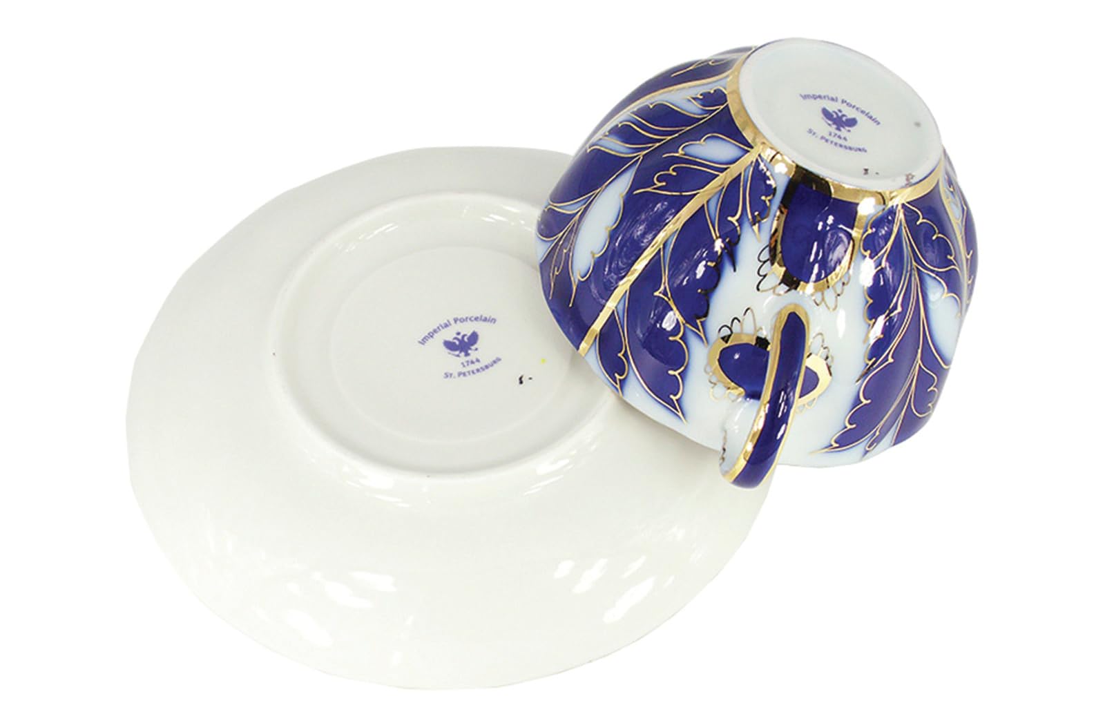 Imperial Lomonosov Porcelain Cup and Saucer Set Collection