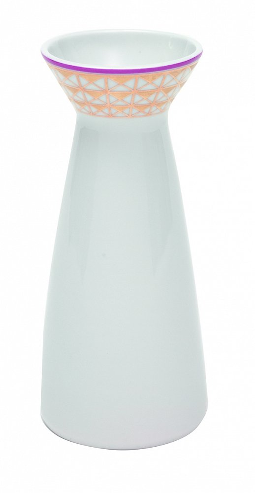 Lomonosov Porcelain Flower Vase Youth Moscow River