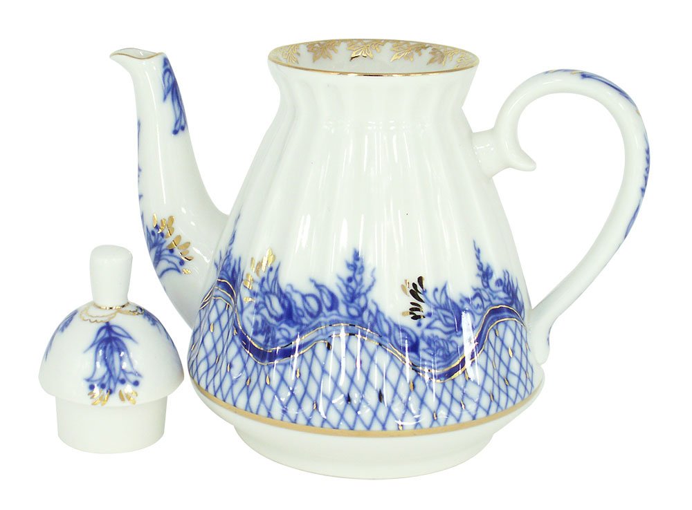 Lomonosov Porcelain 5 Cups Tea Pot 25 oz/750 ml Tenderness
