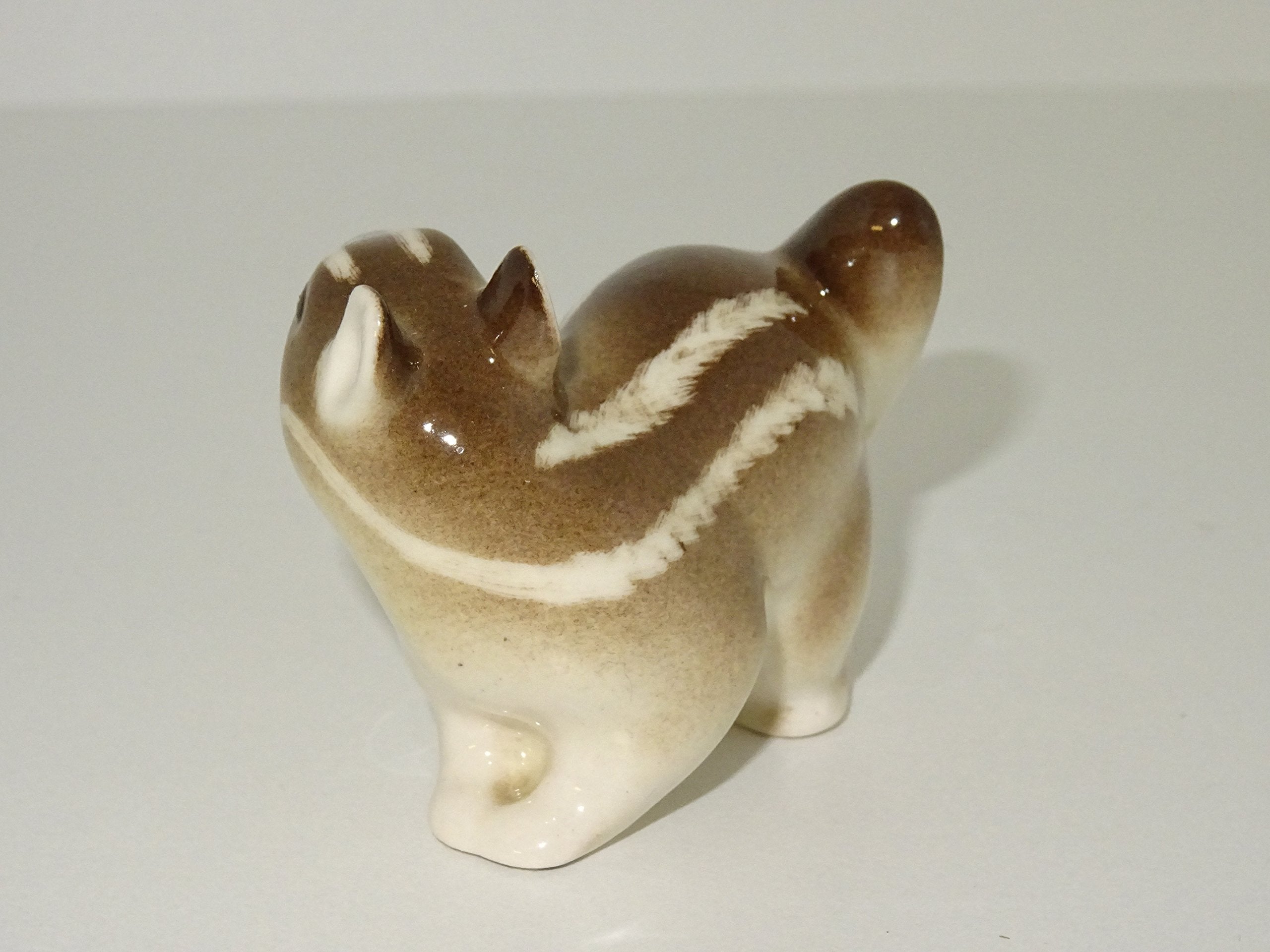 Porcelain Figurine Russian Chipmunk lomonosov IFZ Imperial Ceramic Statue