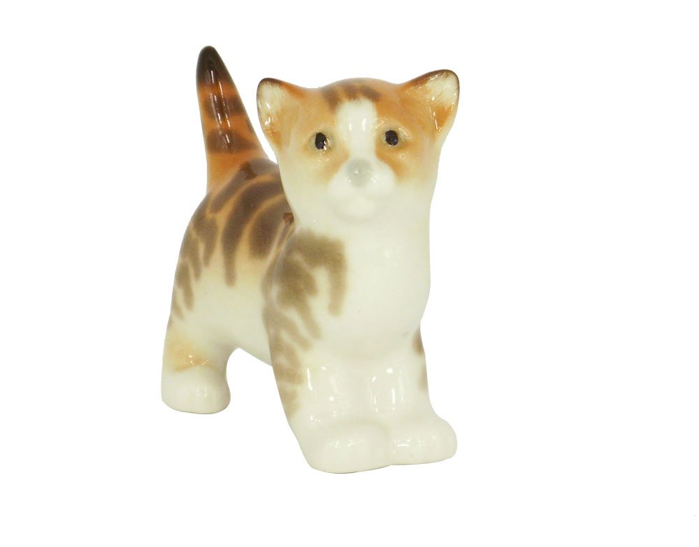Lomonosov Imperial Porcelain Collectible Realistic Figurine Cat Kittie Assorted Collection