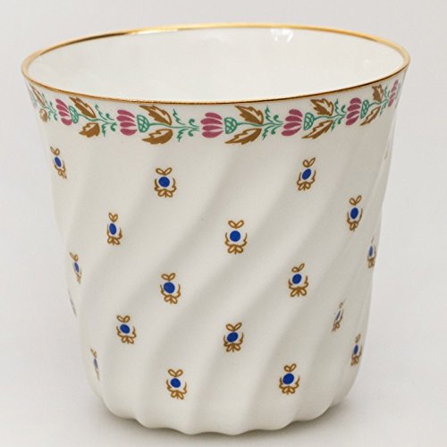 Imperial / Lomonosov Porcelain Coffee Cup w/ Saucer 'Blueberries'