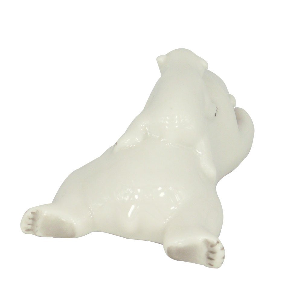 Polar Bear Mom with a Cub Lomonosov Porcelain Collectible Figurine