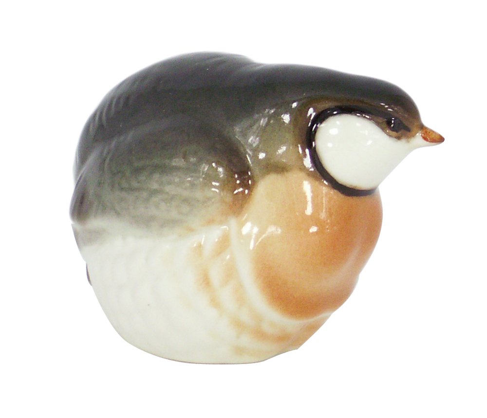 Stone Partridge Red Neck Bird Lomonosov Porcelain Collectible Figurine