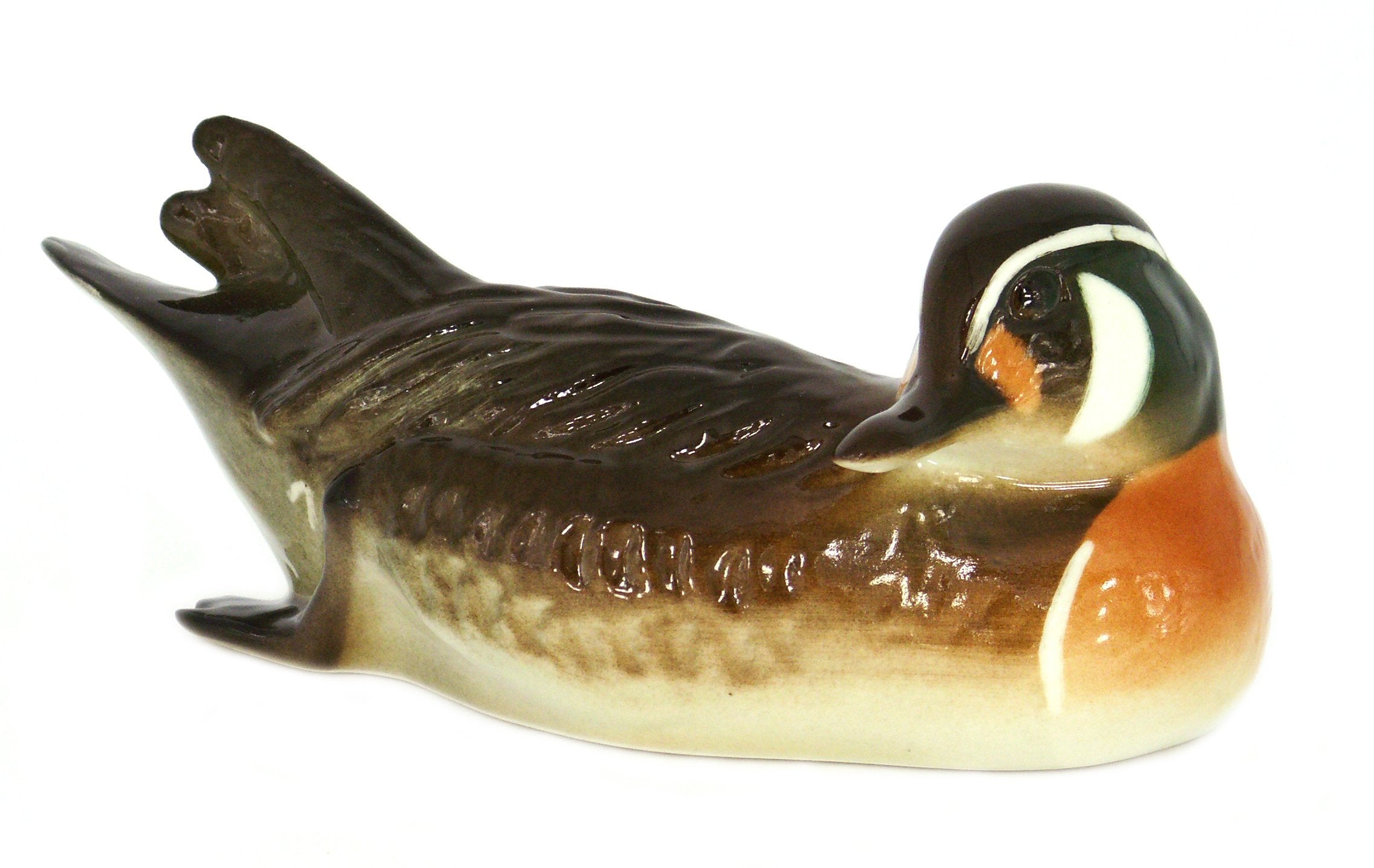 Baikal Duck #1 Lomonosov Porcelain Collectible Figurine