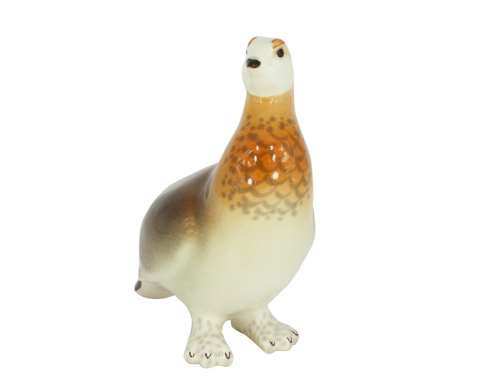 Willow Grouse Bird Lomonosov Porcelain Collectible Figurine