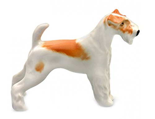 Terrier Dog Lomonosov Porcelain Collectible Figurine