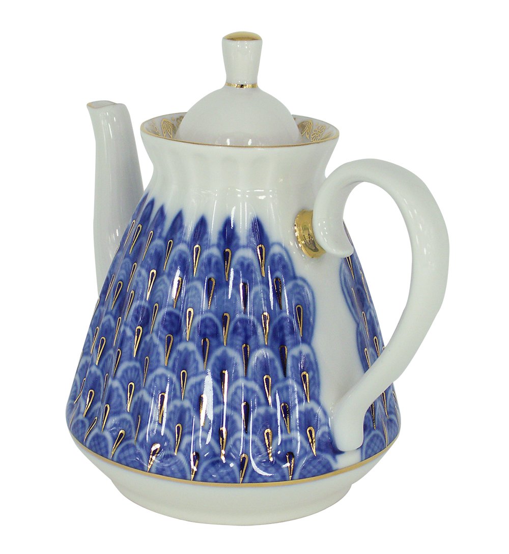 Lomonosov Porcelain Teapot Forget Me Not 3 cups