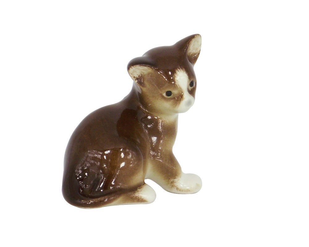 Lomonosov Imperial Porcelain Collectible Realistic Figurine Cat Kittie Assorted Collection